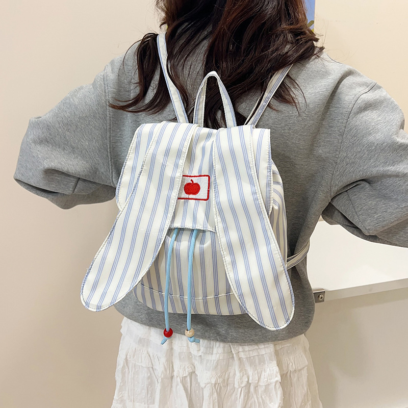 2025夏季新款可爱兔耳包包大容量双肩包通勤背包高颜值包包女书包|undefined