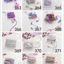 设计师原创辅料特色线小样手混线手账DIY火漆配饰毛线花色系列