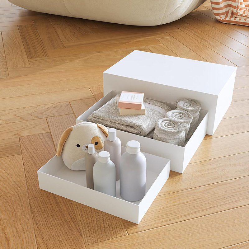 3件套亚克力底座聚会派对桌面蛋糕甜品装饰长方形摆台空心展示架