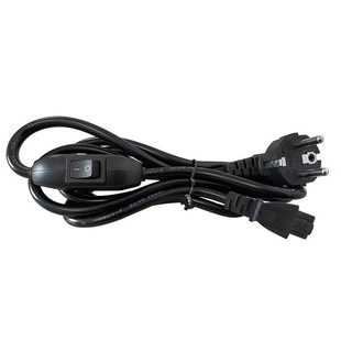 Manufacturer Supplies European Standard Plug with Plum Blossom Tail Power Cord European Standard Three-Core Plug 0.75 Square Power Cord