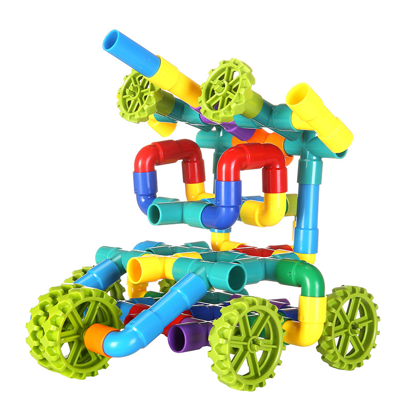 Juguetes de tubería de agua para niños gran puzzle niño niñas juguetes de desarrollo intelectual gran partícula