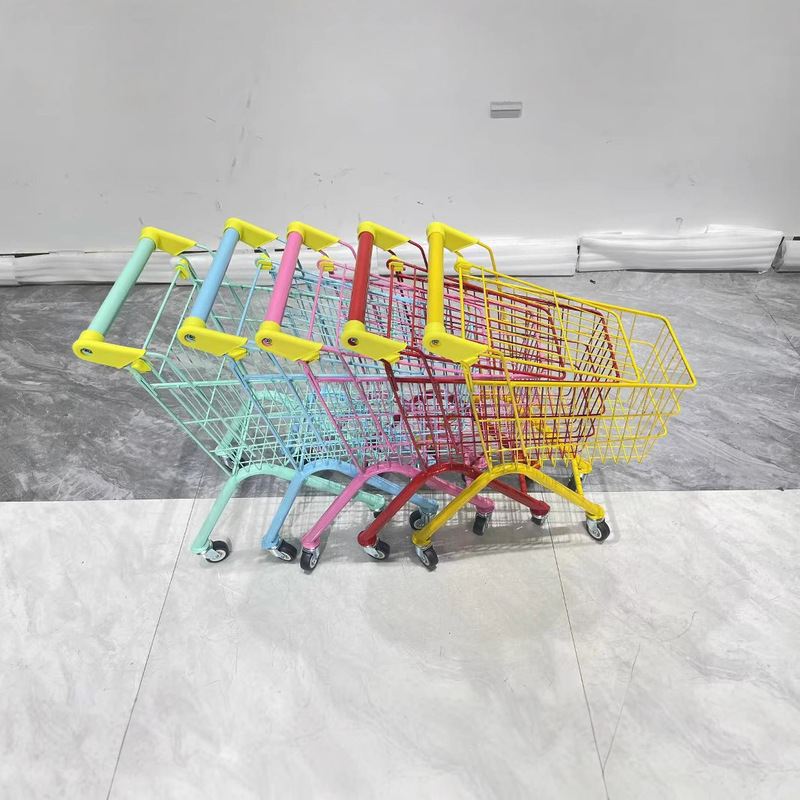 Shopping cart can be implemented in shopping malls, snack shops, small mini hand-pulled carts, children's baby supermarket toy carts Shopping cart can be implemented in shopping malls, snack shops, small mini hand-pulled carts, children's baby supermarket toy carts