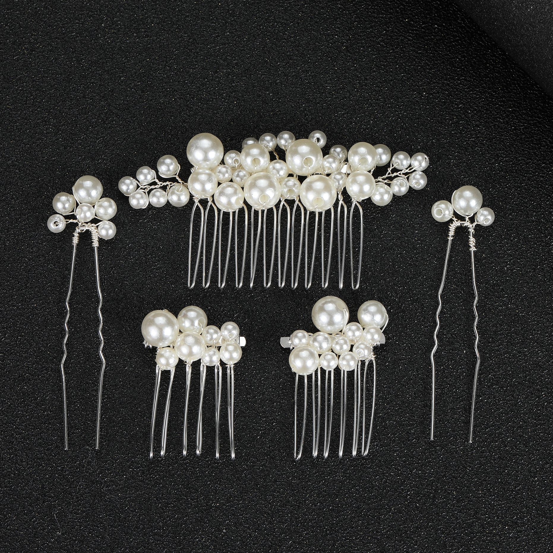 Fashion Geometric Alloy Artificial Pearls 1 Set display picture 3