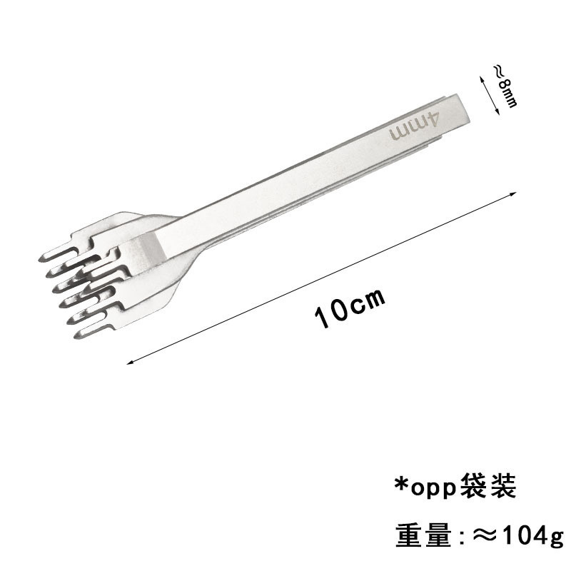 白钢菱斩 DIY皮革工具 厂家批发皮革斜平斩 打孔菱斩缝线皮雕工具|undefined