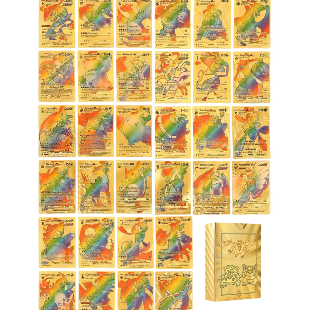 Tarjetas transfronterizas, juegos de mesa transfronterizos, cartas de juegos de mesa transfronterizos, cartas Pokémon, cartas de juegos de cartas