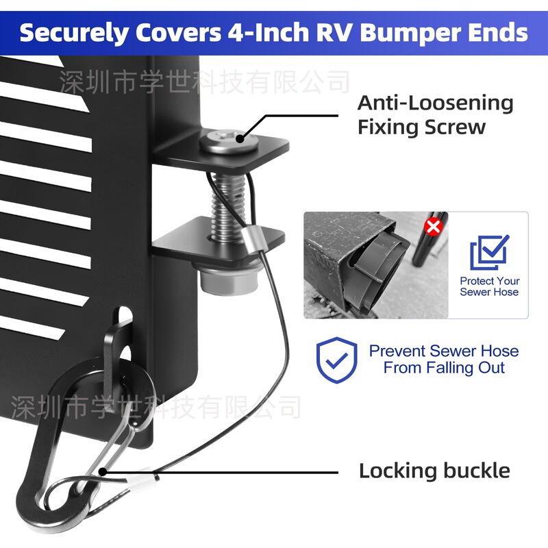 Amazon メタル RV バンパーエンドキャップ RV バンパープラグエンドキャップ防虫スクエアバンパー|undefined
