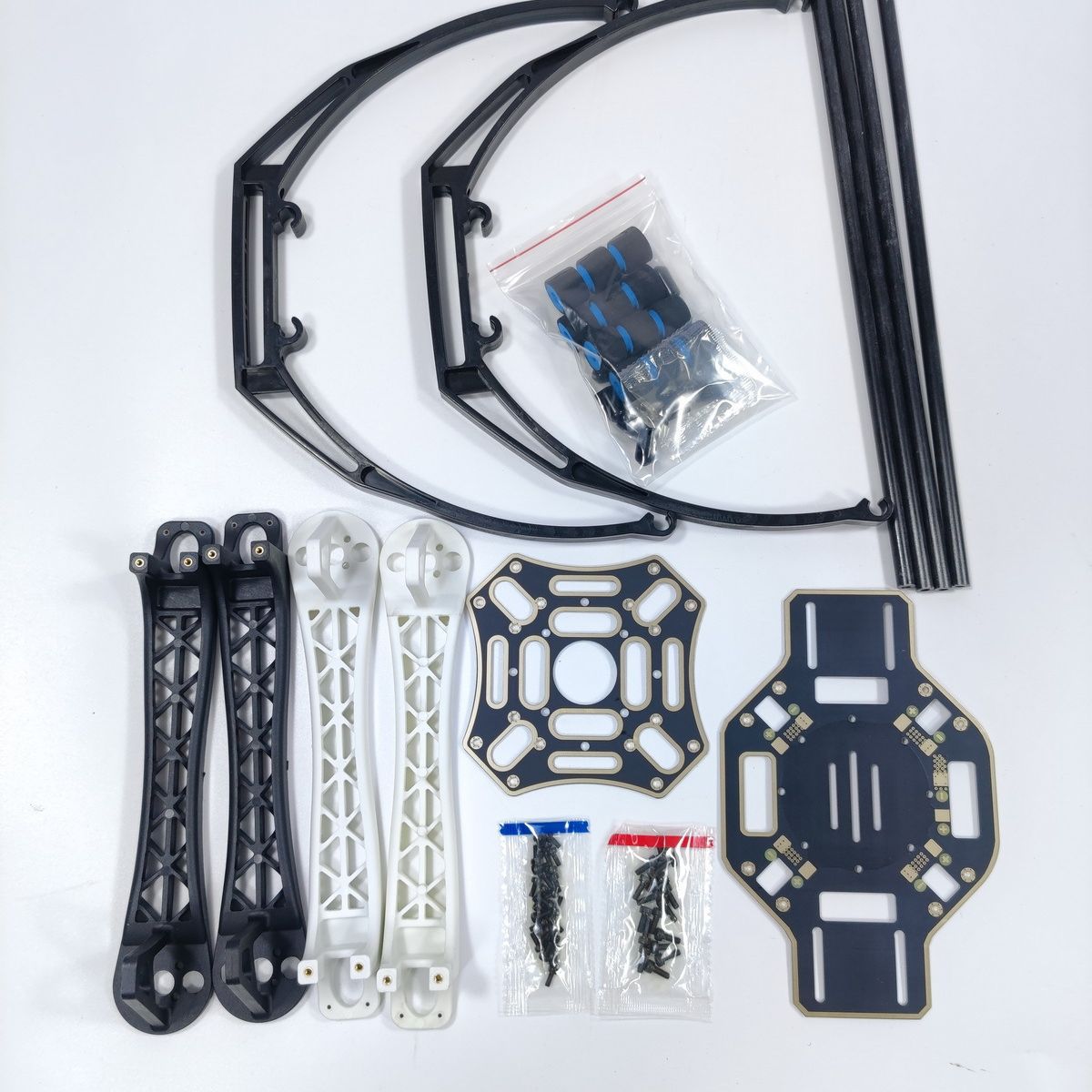 F450机架四轴F550四旋翼多轴云台脚架PCB沉金板机臂飞行器满包邮