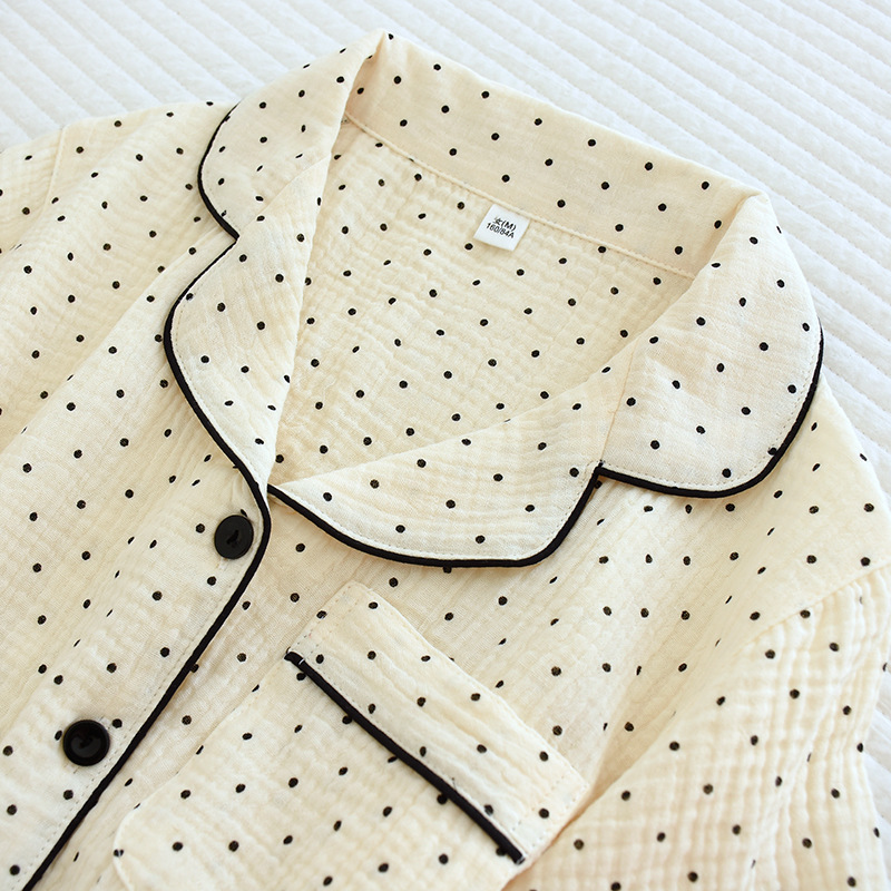 Title 5, Damen Sommer Pyjama aus reiner Baumwolle mit ku...