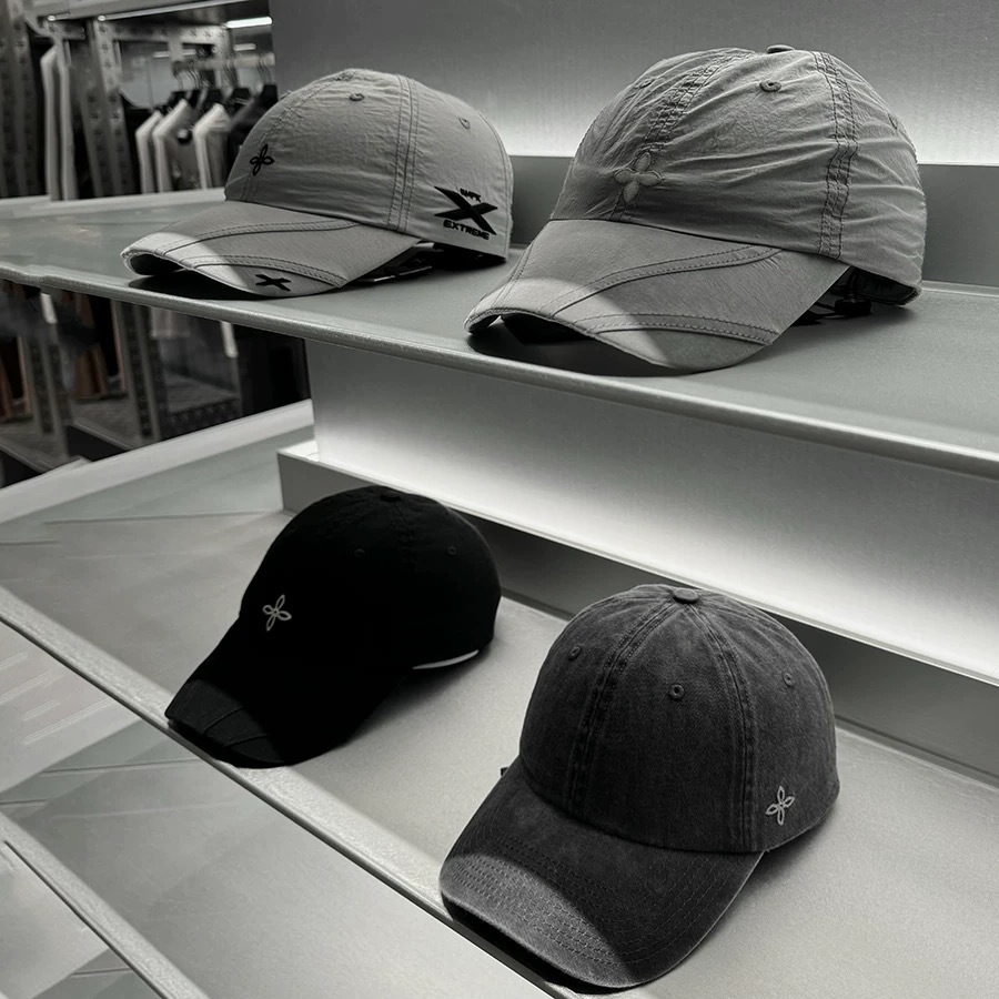재고 YSMFK 미래 폭풍 X 궁극적 인 울트라 라이트 야구 모자 십자형 문자 씻은 그늘 모자