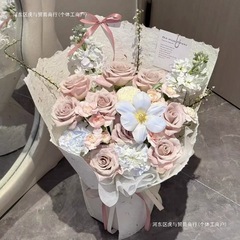 永生石鹸の花束の誕生日プレゼントは親友520バレンタインデーに彼女に卒業シーズンの花束をプレゼントします。