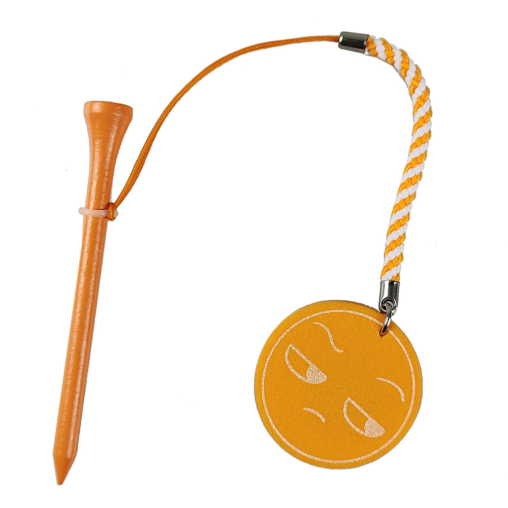 Golf multi-color Bola de uñas asiento de la bola de madera con correa de la cuerda magnética anti-perdida Golf Tees accesorios de regalo