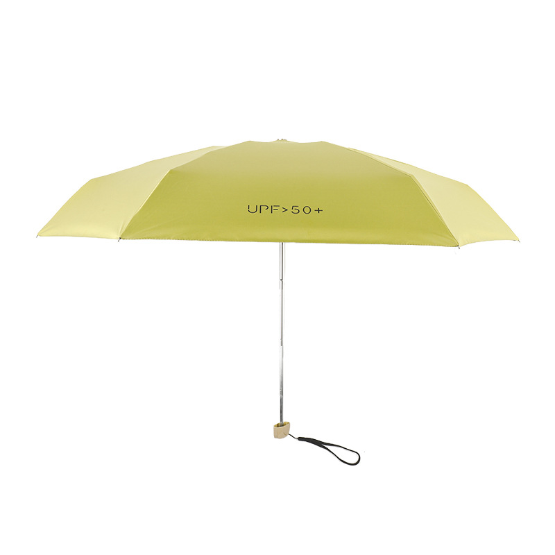 Paraguas de sol paraguas a prueba de UV para mujer logotipo personalizado paraguas publicitario upf50 + plano 50% bolsillo plegable pequeño paraguas de sol