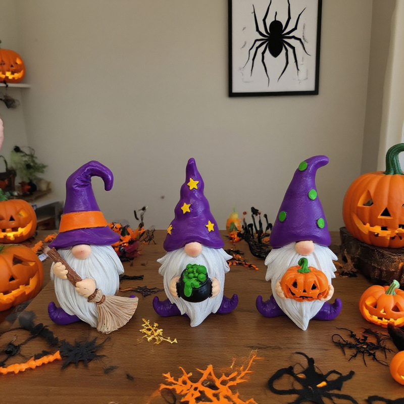 Amazonの人気樹脂工芸品ハロウィンノーム像装飾品パーティーデコレーションのクロスボーダー限定供給|undefined