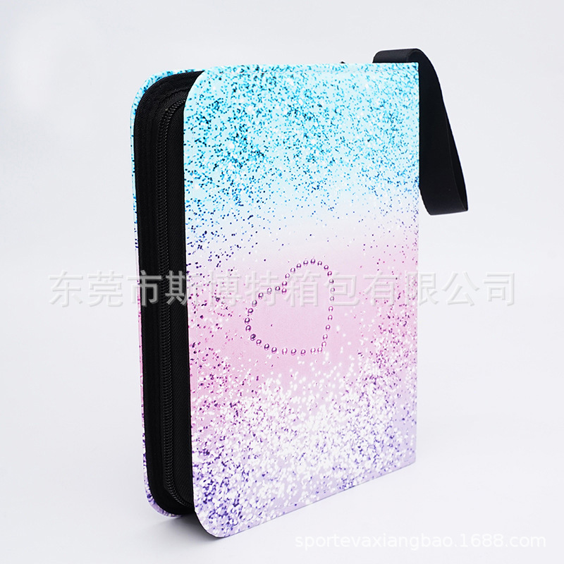 Libro de tarjetas de colección de tarjetas de comercio exterior baokemeng libro de colección de bebé Jiugongge de gran capacidad libro de tarjetas de juego de cuatro cuadrículas