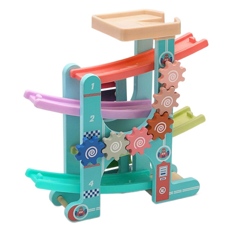 Smart Slide coche macaron de madera planeador velocidad carreras aceleración gravedad juguetes educativos para niños