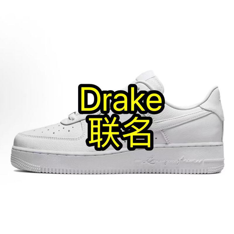 Foreign Trade Af1 Air Force One Drake Joint White Shoes Men's and Women's Sports Shoes Casual Duck Sneakers Factory Direct Sales Foreign Trade Af1 Air Force One Drake Joint White Shoes Men's and Women's Sports Shoes Casual Duck Sneakers Factory Direct Sales