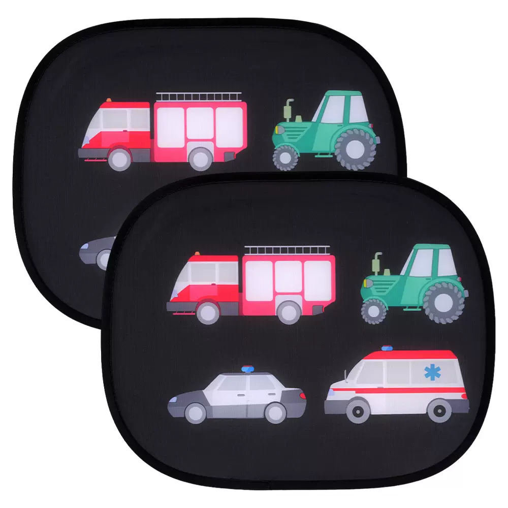 44*35cm汽车遮阳挡侧挡卡通80g网纱 静电吸附车侧窗玻璃遮阳膜