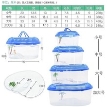 乌龟缸带晒台小型塑料巴西龟缸中型小养乌龟专用缸乌龟盒带盖龟缸