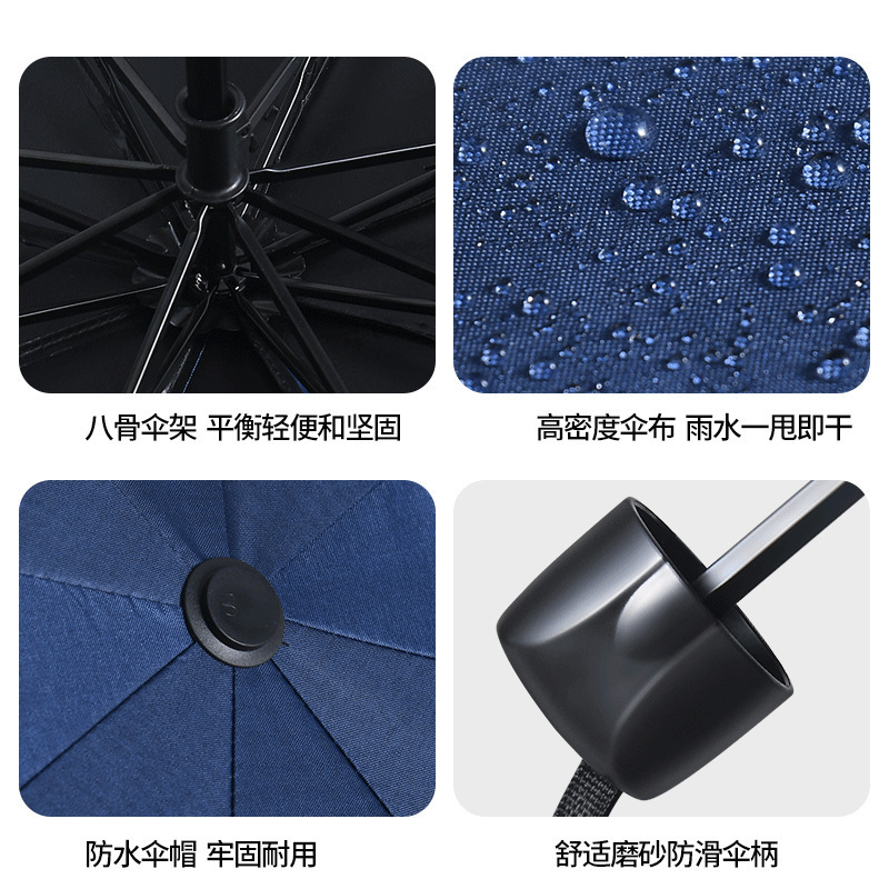 傘大量卸売り手動晴雨両用傘日焼け止めパラソル黒ゴム強化晴雨日傘露店傘|undefined