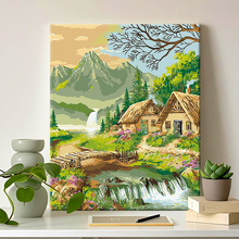 diy�����ͻ��ֹ�����ɫ�Ͳʻ��羳�羰װ�λ�6740-GX3441