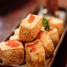 绍兴臭豆腐白色生胚油炸零食小吃送调料非长沙厂家直销包邮