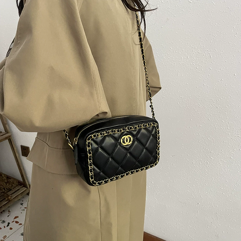 Цепь, сумка через плечо, стиль Chanel