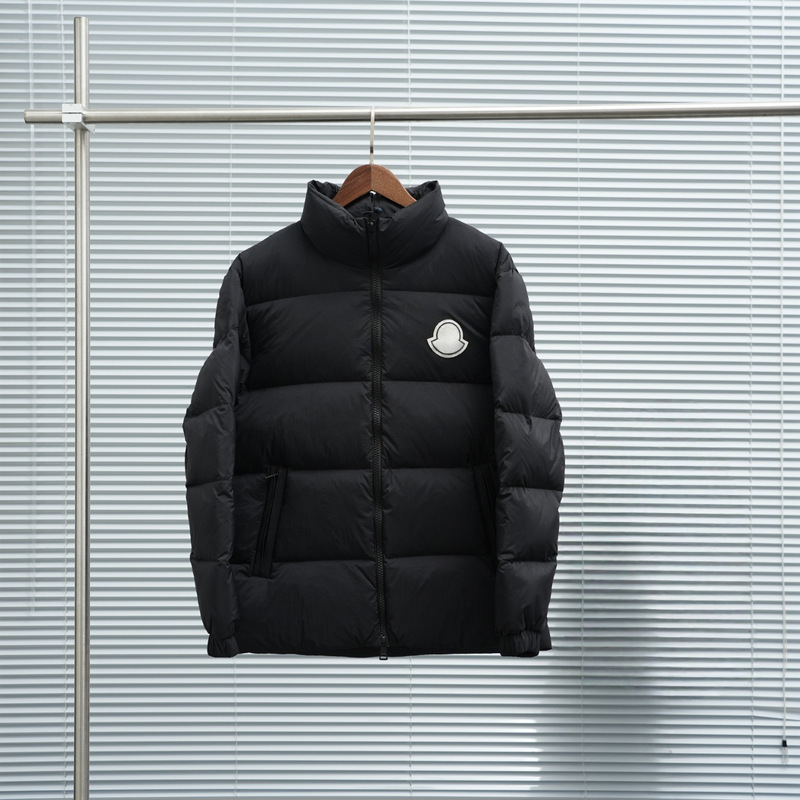 Putian Mengjia Large Logo 24Fw Casual Winter Warm Stand-Up Collar down Jacket for Men and Women, Ultra-Light and Loose-Fitting Coat