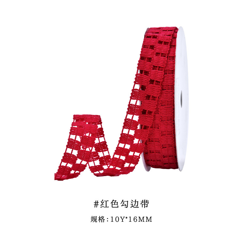 Yao Ming cinta flor embalaje regalo caja de regalo correa hecha a mano DIY accesorios de la joyería material hueco gancho cinta