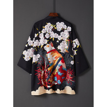 Z 71665 Ukiyo-e Kimono Cardigan ������ͷ������羳����ͨ