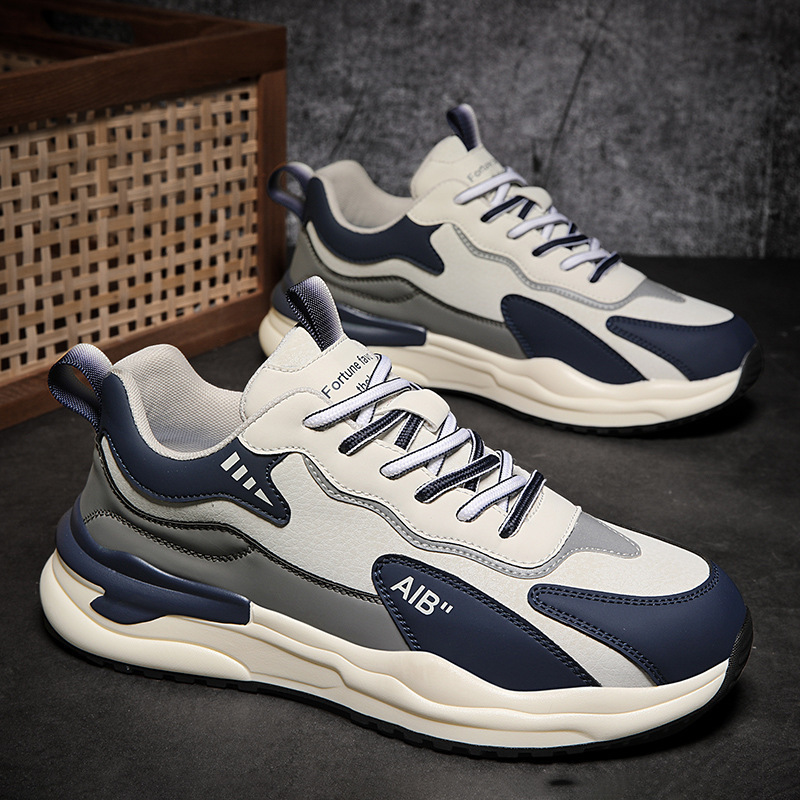 Winter Forrest Gump Men's Shoes, Autumn Leather Sneakers, Versatile Casual Shoes for Men, Running Height-Increasing Dad Shoes, Trendy Shoes Winter Forrest Gump Men's Shoes, Autumn Leather Sneakers, Versatile Casual Shoes for Men, Running Height-Increasing Dad Shoes, Trendy Shoes