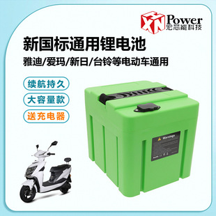 大容量電動車新國標通用電瓶18650三元鋰電池48V20AH15AH