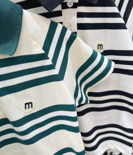 2024 summer new children's short-sleeved POLO shirt boys striped letter lapel T-shirt medium and large children's baby tops