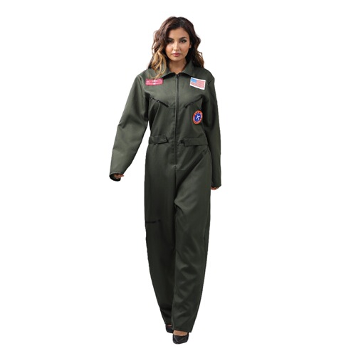 New Halloween Carnival Ambitious Pilot Uniform Party Sports Team Performance Stage Costume
