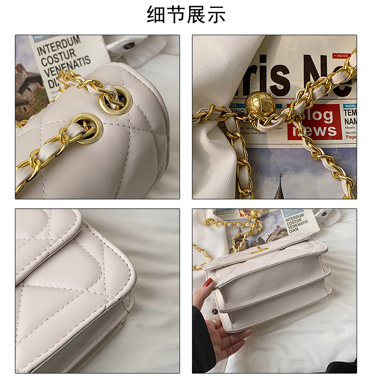 Fashion Chain Shoulder Messenger Small Square Bag Wholesale display picture 7