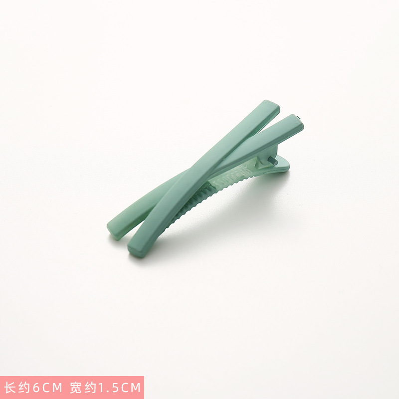 INS Internet celebridad simple horquilla esmerilada cruzada Corea del Sur clip lateral de color flequillos clip chica todo partido horquilla accesorios para el cabello