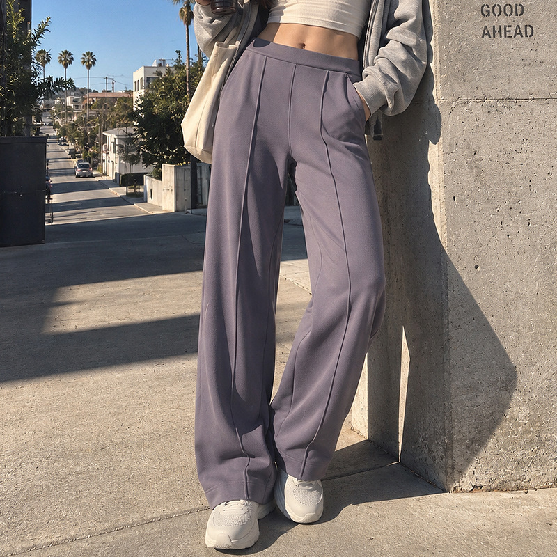 Women's yoga wide-leg pants, made with Lenzing Modal fabric, featuring a high waist, drawstring, and a flowing drape, suitable for outdoor activities, hiking, and sports, and versatile for various outfits