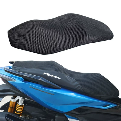 Suitable for Honda Forza/Adv350 Seat Cushion Cover, Shock-Absorbing, Rebound-Enhancing, Thickened Motorcycle Heat-Insulating and Sun-Proof Seat Cover (Motorcycle cushion) - honda-forza350