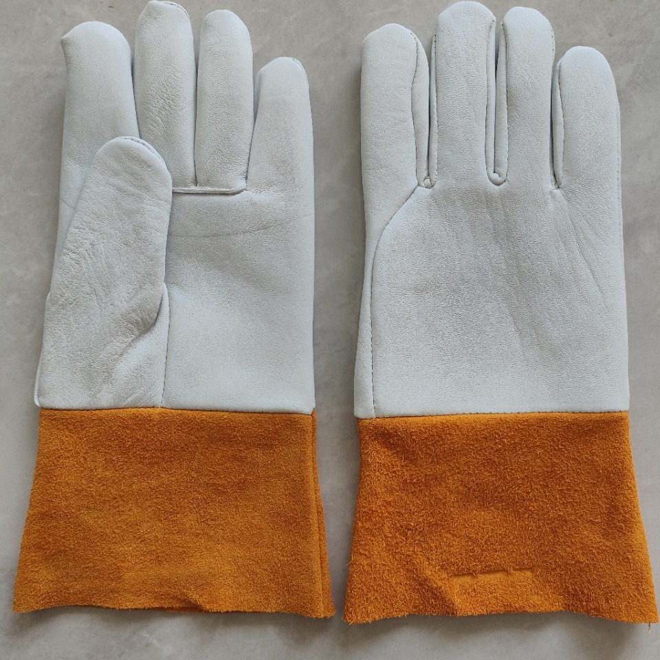 柔软灵活耐磨加长氩弧焊焊接手套