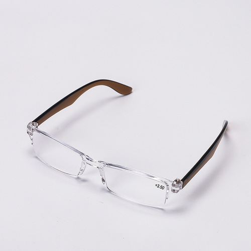 Directly supplied from the manufacturer, new fashionable reinforced one-piece lightweight reading glasses wholesale street stall reading glasses for the elderly