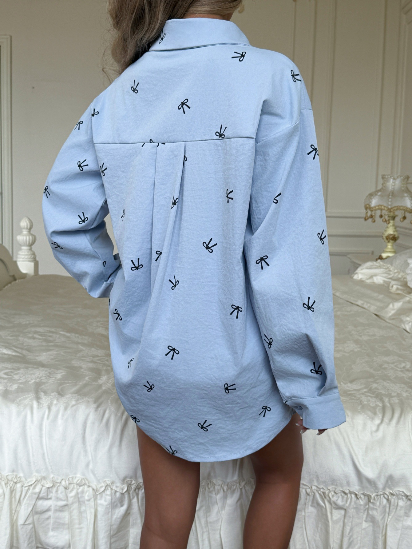 Elegant Solid Color Long Sleeve Cardigan Shirt For Women – Versatile & Stylish Casual Wear​_ecoleips.com