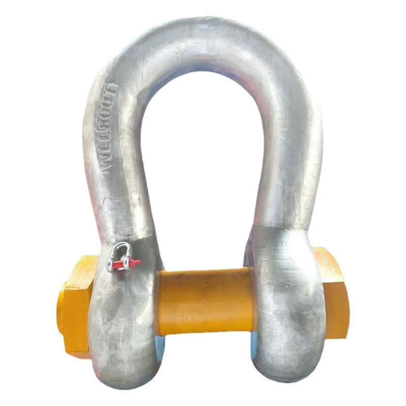 Американская дужка с луком, 6-кратный коэффициент безопасности, национальный стандарт, соединительная пряжка D-типа, U-образное кольцо из нержавеющей стали, оцинкованная сверхмощная дужка