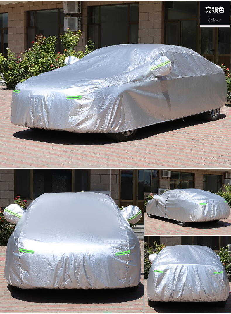Car Cover, Sun Protection, Rain Protection, Hail Protection, New Thickened Model, Suitable for Thousands of Car Models, Heat Insulation, Car Sunshade Cover