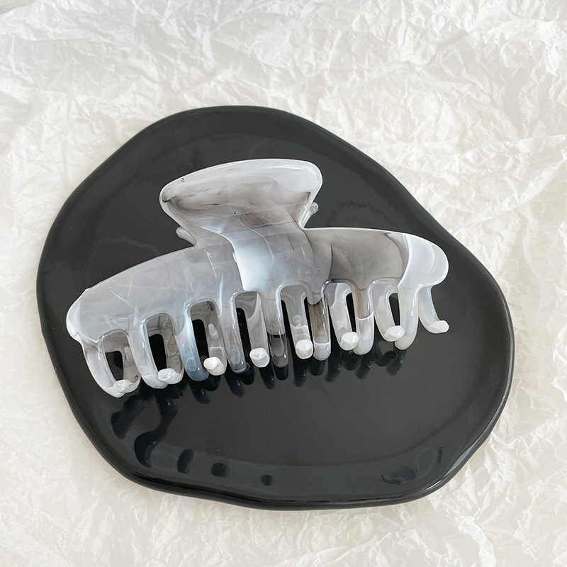 Gran clip de tiburón esmerilado acrílico simple horquilla tocado volumen gran horquilla de alto grado accesorios para el cabello al por mayor