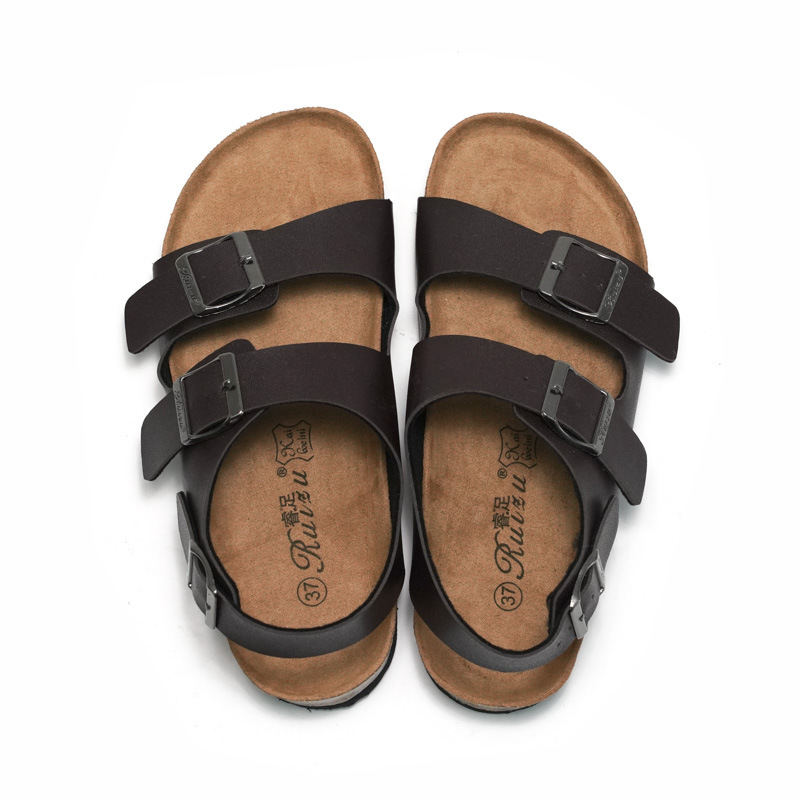 RUIZUSTOCK Sandali da spiaggia da uomo in sughero, da donna, estivi, casual, alla moda_voghion.com