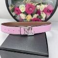 Pink + silver buckle