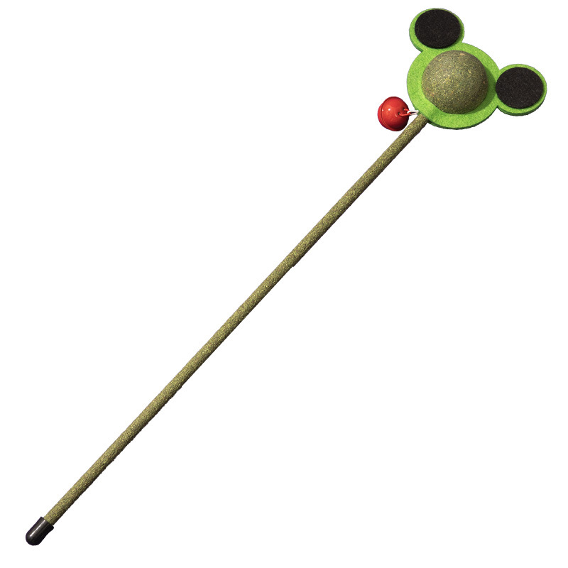 Suministros de juguetes para gatos Palo para gatos divertido Bola de menta gatera Palo de piruleta Palo molar Limpieza de dientes Lindo apariencia de dibujos animados Juguetes para gatos