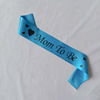 Blue black straps with letters, factory direct supply