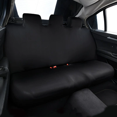 Elastic car cooling rear seat cushion cover, ice silk backrest seat cushion integrated seat protector, universal fit