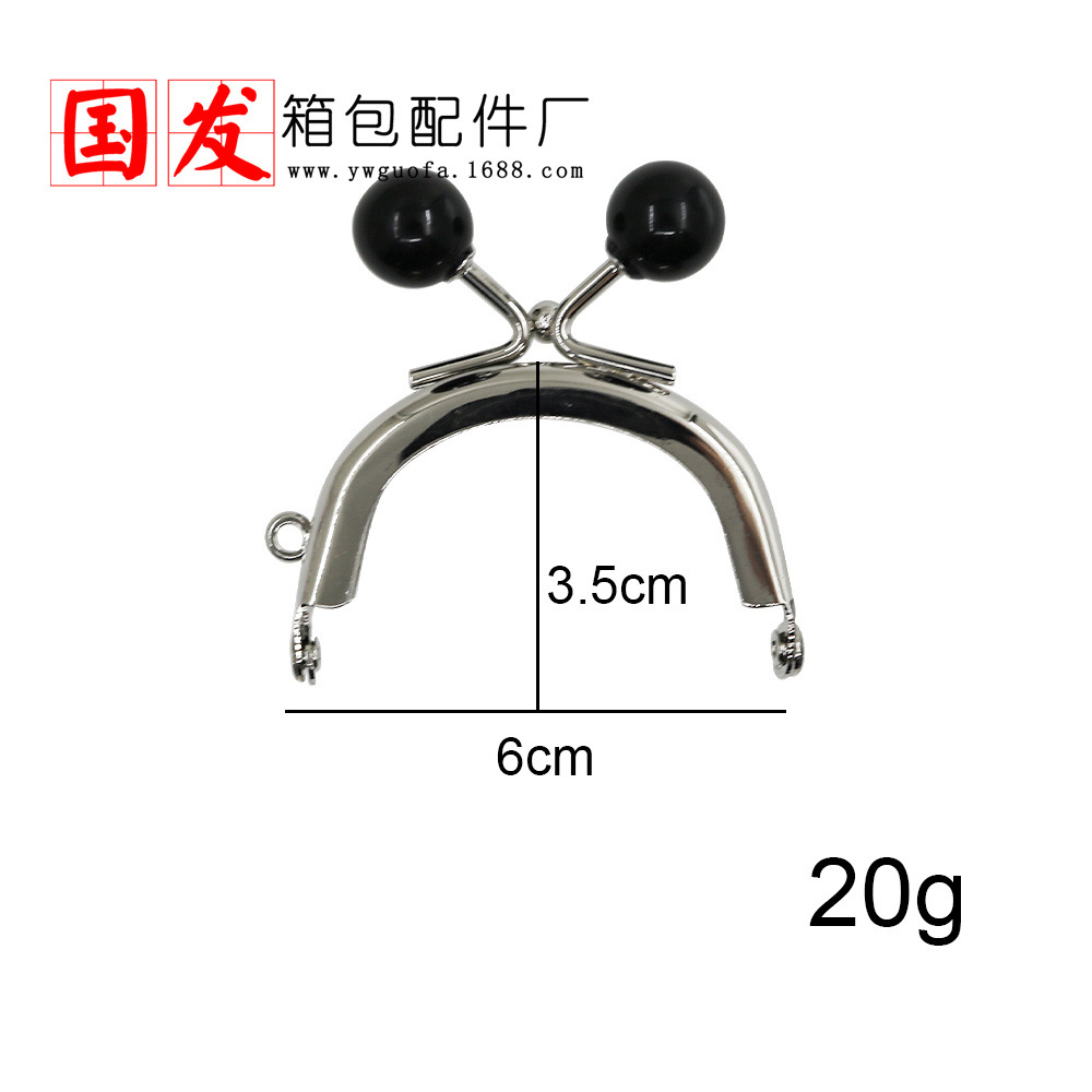 Protección del medio ambiente plateado: 6CM cabeza de caramelo no porosa brillante oro 14mm cabeza de perlas viscosas de color caramelo