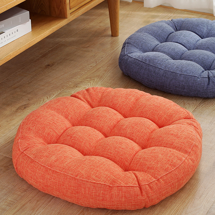 Amazon's Popular Imitation Cotton and Linen Cushions, Chair Cushions, Futons, Heightened and Thickened Butt Cushions, Floor Cushions, Tatami Mats Wholesale